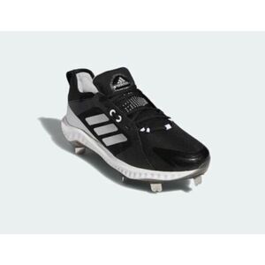 adidas Women's PureHustle Metal Softball Cleats, EG5634 Size 8.5 , Black